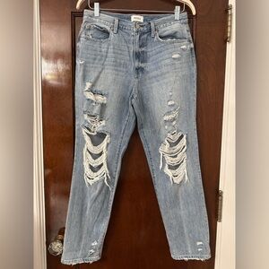 Pistola Light Blue Distressed Boyfriend Jeans